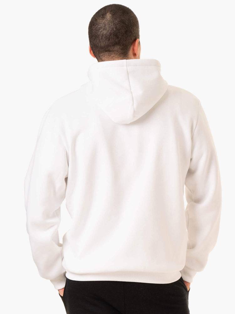 White Ryderwear Men Jackets Essential Zip Up Men's Jackets | AU1431RW