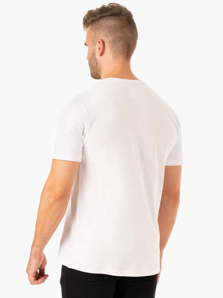 White Ryderwear Men T Shirts Limitless Men's T Shirts | AU1260GL