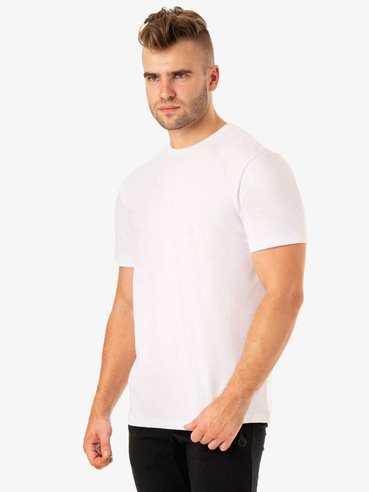 White Ryderwear Men T Shirts Limitless Men's T Shirts | AU1260GL