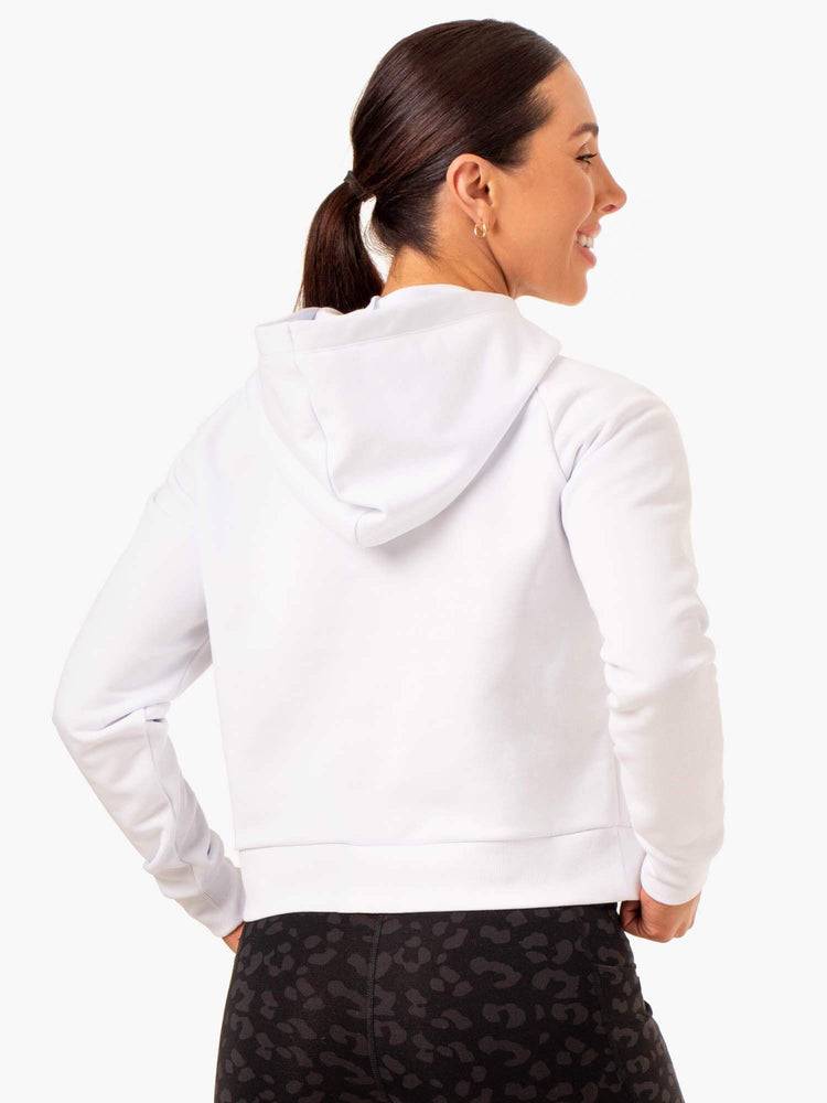 White Ryderwear Women Hoodie Ultra Pullover Women's Hoodie | AU1664EX