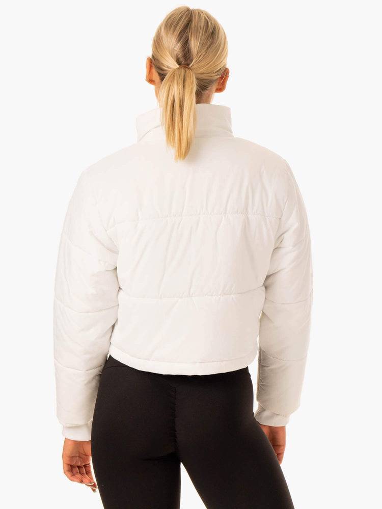 White Ryderwear Women Jackets Apex Puffer Women's Jackets | AU1716EX