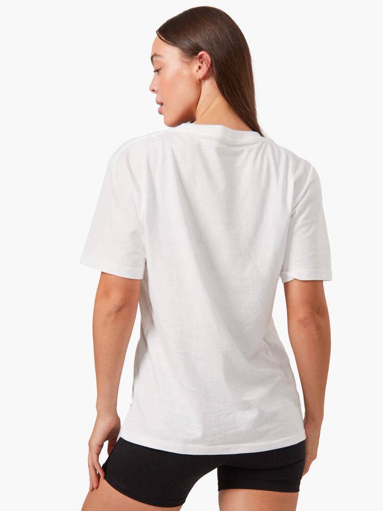 White Ryderwear Women T Shirts Oversized Women's T Shirts | AU2741DN