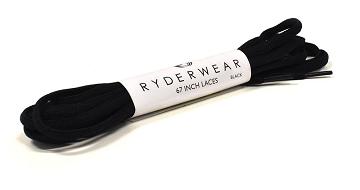 Black Ryderwear Men Shoe Laces Men's Accessories | AU1647SO