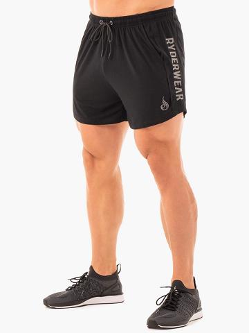 Black Ryderwear Men Shorts Arnie Men's Shorts | AU1347BC