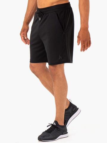 Black Ryderwear Men Shorts Optimal Mesh Men's Shorts | AU1388DN