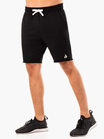 Black Ryderwear Men Shorts Recharge Track Gym Men's Shorts | AU1402QZ