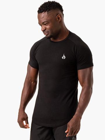 Black Ryderwear Men T Shirts Critical Men's T Shirts | AU1212LH