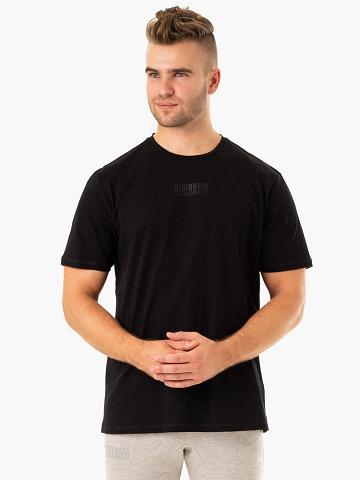 Black Ryderwear Men T Shirts Limitless Men's T Shirts | AU1257SO