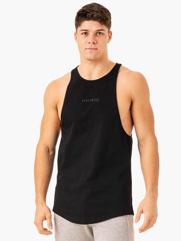 Black Ryderwear Men Tanks Pursuit Baller Tank Men's Tanks | AU1163CE