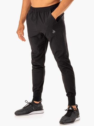 Ryderwear Track Pants Store - Black Men Track Pants Division Woven Joggers  Mens