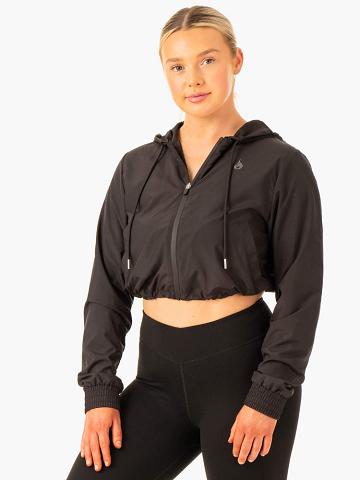 Black Ryderwear Women Jackets Element Windbreaker Women's Jackets | AU1722OR