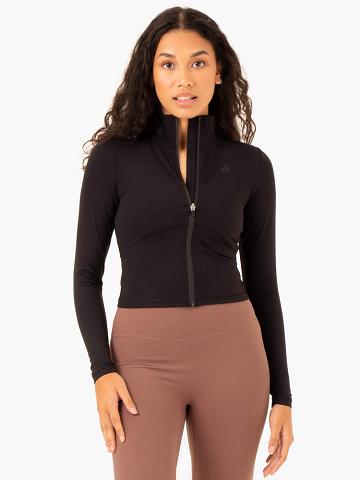 Black Ryderwear Women Jackets NKD Refine Women's Jackets | AU1713MA