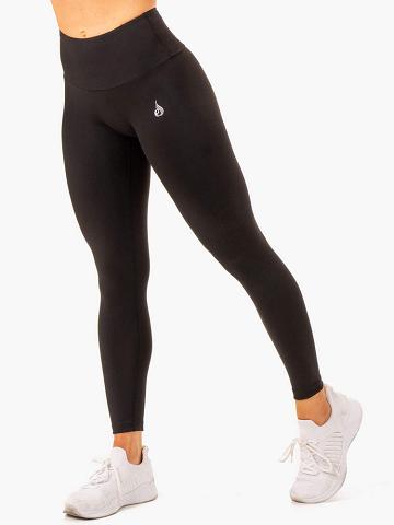 Black Ryderwear Women Leggings Vital High Waisted Scrunch Women's Leggings | AU1908DN