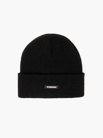 Black Ryderwear Women Ryderwear Beanie Women's Accessories | AU3105RW