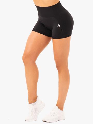 Black Ryderwear Women Shorts Electra Seamless Women's Shorts | AU1968XF