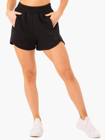 Black Ryderwear Women Shorts Sideline Track Women's Shorts | AU2130QZ