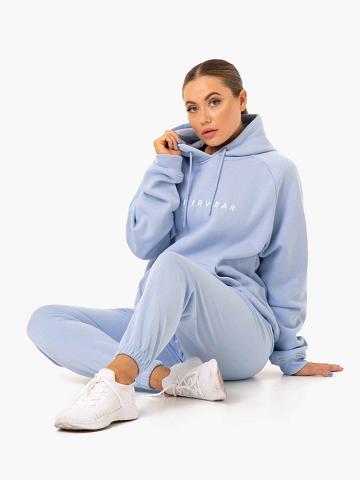 Blue Marl Ryderwear Women Hoodie Off Duty Fleece Women's Hoodie | AU1658VD