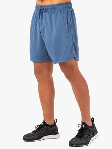 Blue Ryderwear Men Shorts Mesh Training Men's Shorts | AU1384OR