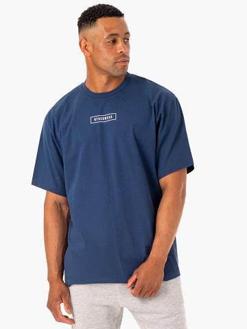 Blue Ryderwear Men T Shirts Recharge Men's T Shirts | AU1289KI