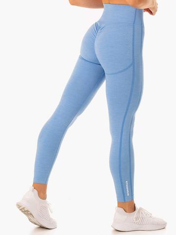 Blue Ryderwear Women Leggings Enhance Scrunch Bum Seamless Women's Leggings | AU1743RW