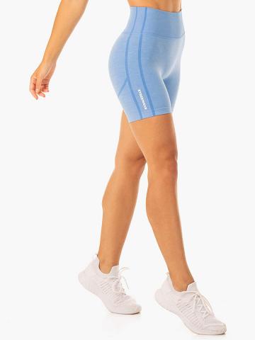 Blue Ryderwear Women Shorts Enhance Scrunch Bum Seamless Women's Shorts | AU1959SO