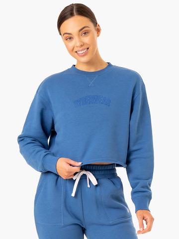 Blue Ryderwear Women Sweaters Ultimate Fleece Women's Sweaters | AU2633YU