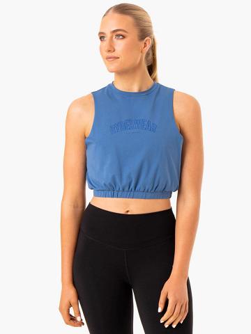 Blue Ryderwear Women Tanks Boxer Muscle Women's Tanks | AU2884SO