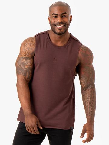 Brick Ryderwear Men Tanks Force Fleece Tank Men's Tanks | AU1113BC