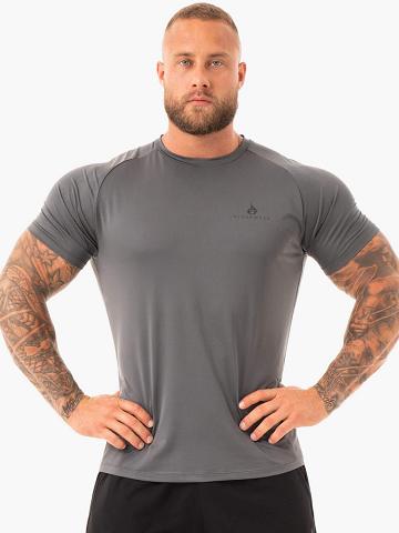 Charcoal Ryderwear Men T Shirts Breeze Men's T Shirts | AU1205SO