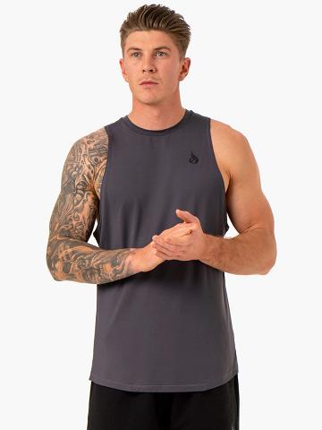 Charcoal Ryderwear Men Tanks Optimal Mesh Tank Men's Tanks | AU1152AP