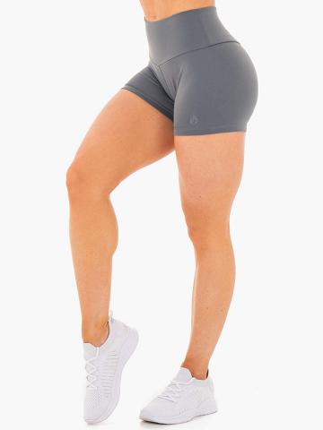 Charcoal Ryderwear Women Shorts Motion High Waisted Women's Shorts | AU2174LH