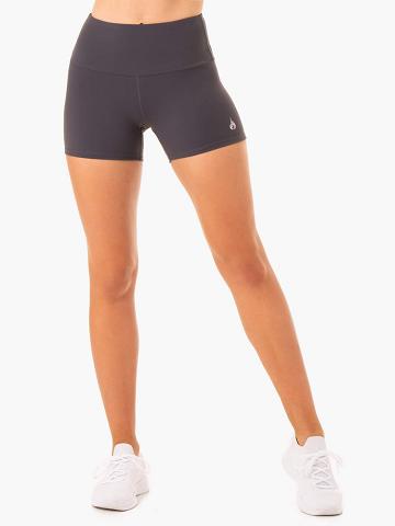 Charcoal Ryderwear Women Shorts Staples Scrunch Bum Booty Women's Shorts | AU2020XF