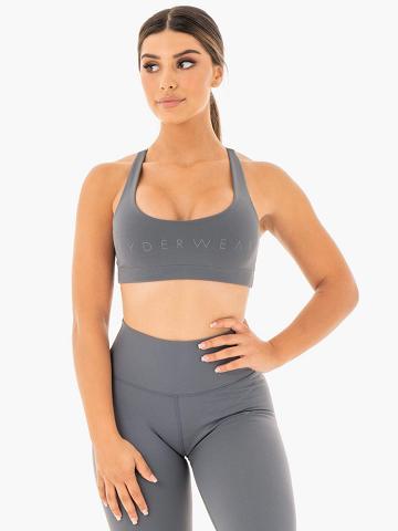 Charcoal Ryderwear Women Sports Bra Motion Women's Sports Bra | AU2464KI