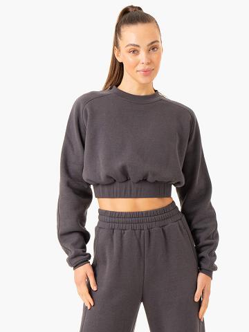 Charcoal Ryderwear Women Sweaters Sideline Women's Sweaters | AU2646AP