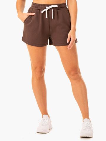 Chocolate Ryderwear Women Shorts Restore Track Women's Shorts | AU2077MA