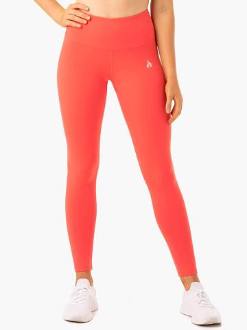 Coral Ryderwear Women Leggings Staples Scrunch Bum Women's Leggings | AU1854AP