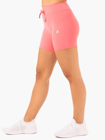 Coral Ryderwear Women Shorts Replay High Waisted Women's Shorts | AU2086OR