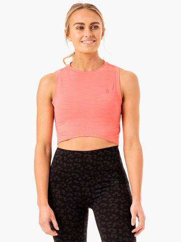 Coral Ryderwear Women Tanks Ultra Scoop Women's Tanks | AU2926GL