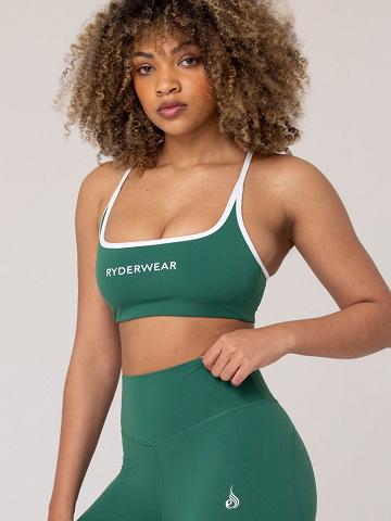 Emerald Ryderwear Women Sports Bra Frequency Women's Sports Bra | AU2229CE