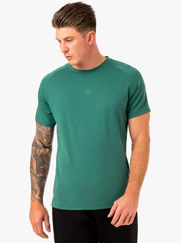 Green Ryderwear Men T Shirts Enhance Men's T Shirts | AU1219MA