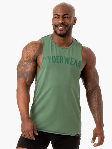 Green Ryderwear Men Tanks Force Baller Tank Men's Tanks | AU1108LH