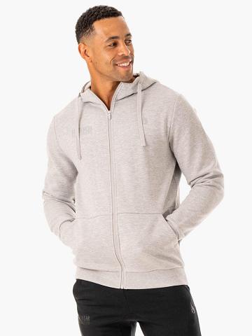 Grey Marl Ryderwear Men Jackets Limitless Zip Up Men's Jackets | AU1438AP