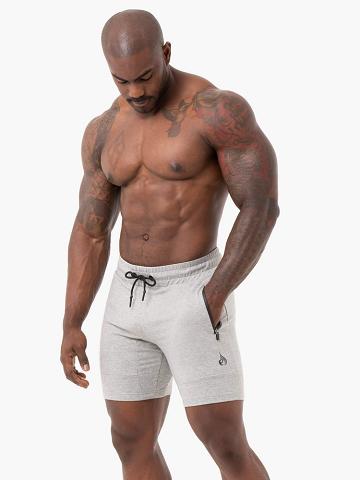 Grey Marl Ryderwear Men Shorts Energy Track Men's Shorts | AU1363FM