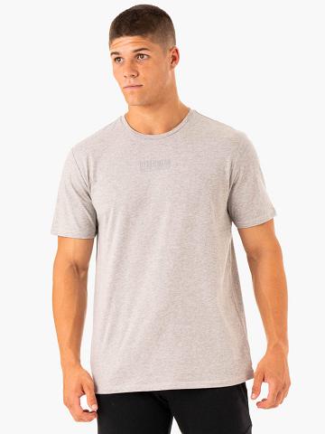 Grey Marl Ryderwear Men T Shirts Limitless Men's T Shirts | AU1259FM