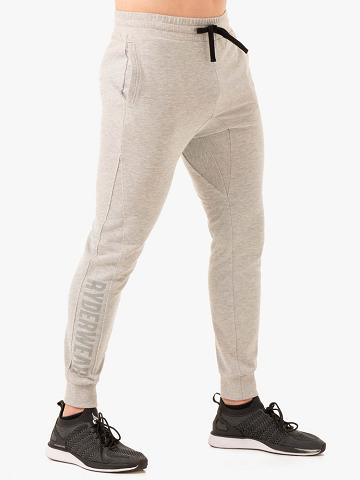 Grey Marl Ryderwear Men Track Pants Force Men's Track Pants | AU1016TV