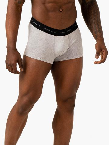 Grey Marl Ryderwear Men Underwear Boxer Briefs Men's Underwear | AU1551ZG