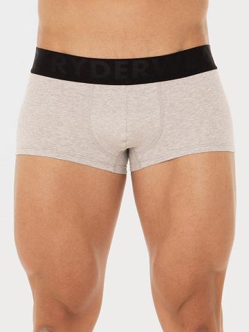 Grey Marl Ryderwear Men Underwear Mens Boxer Brief Men's Underwear | AU1553CE