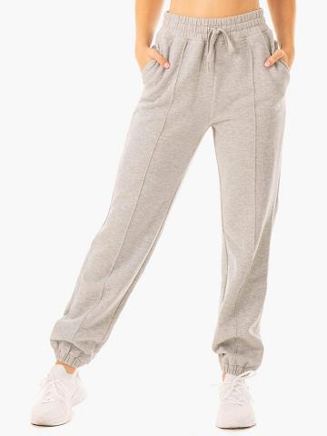 Grey Marl Ryderwear Women Track Pants Revival High Waisted Women's Track Pants | AU3074OR