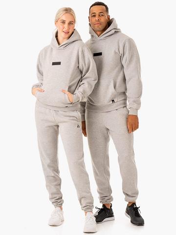 Grey Marl Ryderwear Women Track Pants Unisex Women's Track Pants | AU3066NB