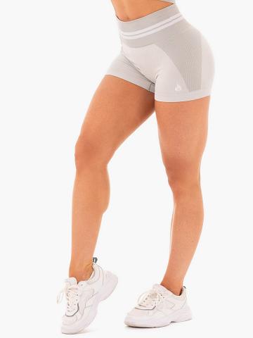 Grey Ryderwear Women Shorts Freestyle Seamless High Waisted Women's Shorts | AU2022VD